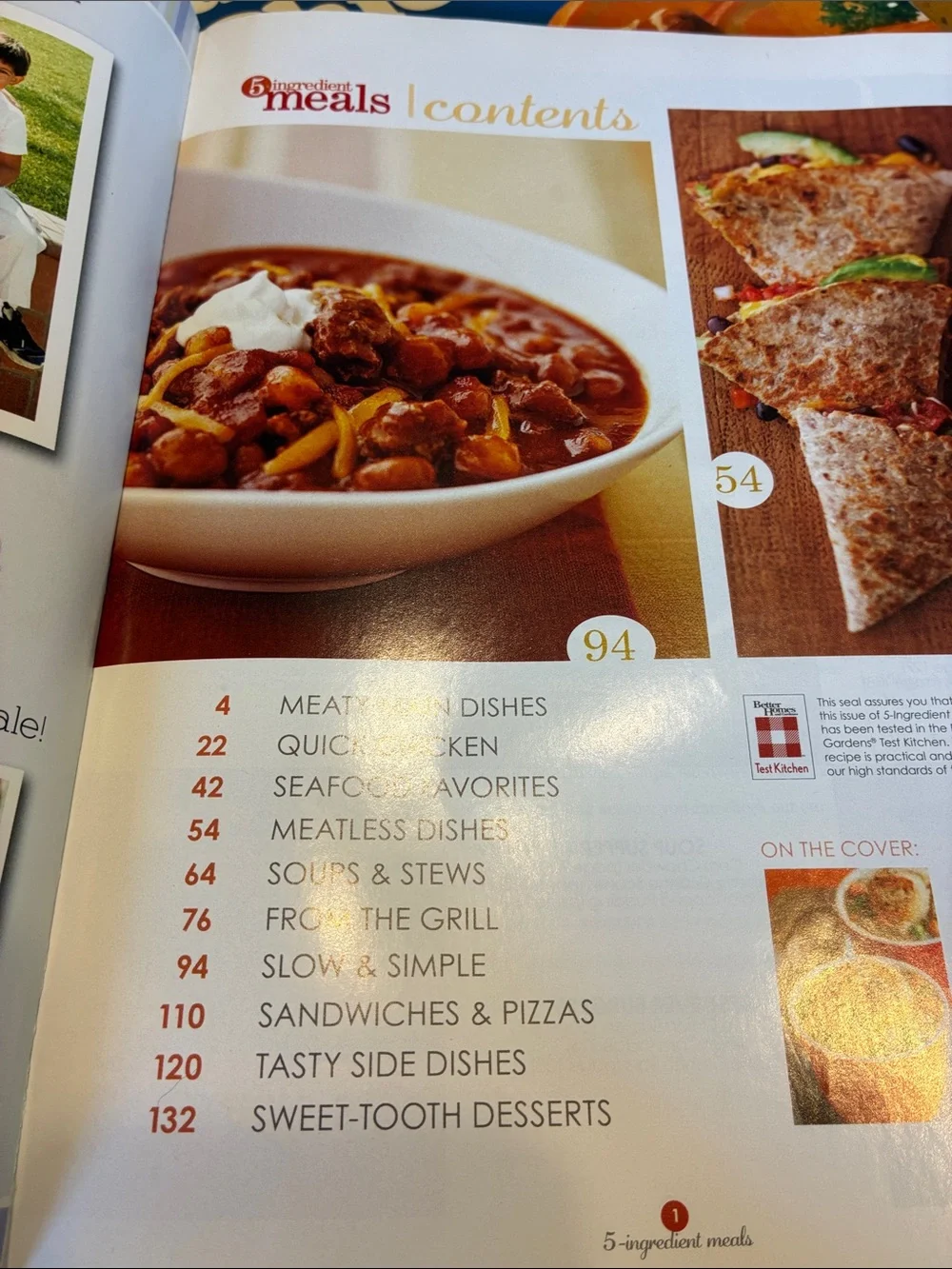 Better Homes & Gardens 5-Ingredient Meals Fast Fixin chicken magazine cookbooks